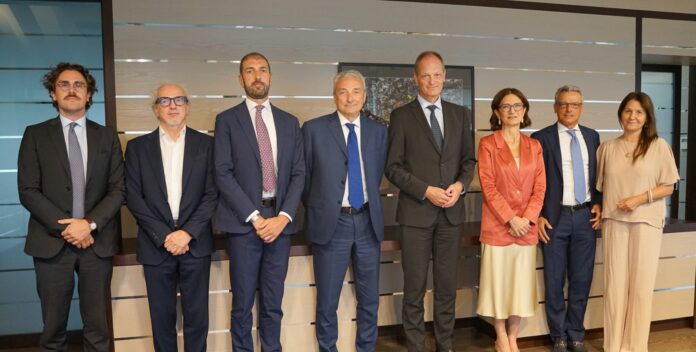 L'ambasciatore tedesco in visita al management di Feralpi Group a Lonato.