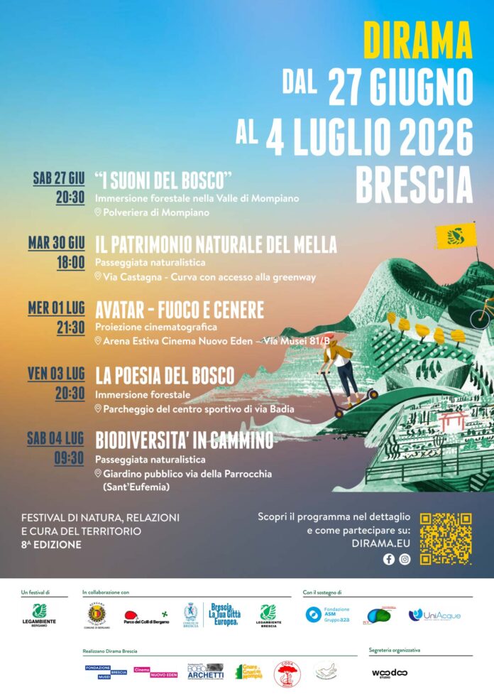 Locandina del Festival Dirama 2026 a Brescia