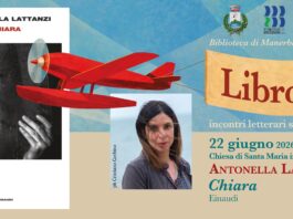 Antonella Lattanzi inaugura LibroLago a Manerba del Garda con il romanzo “Chiara” Copertina dell'evento con Antonella Lattanzi a LibroLago