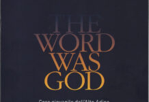 Locandina ufficiale del concerto "The Word Was God" ad Arco