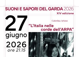 A Tresnico Caterina Artuso porta l’Italia nelle corde dell’arpa Locandina del concerto L'Italia nelle corde dell'arpa a Tresnico