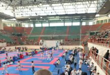 Open League FIJLKAM a Messina, Isabella Vigevani oro e Fabio Venosta 11° posto Competizione di karate nell'Open League Messina con pubblico e atleti in gara
