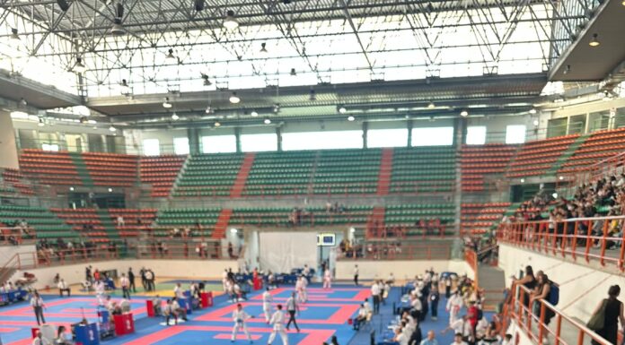 Open League FIJLKAM a Messina, Isabella Vigevani oro e Fabio Venosta 11° posto Competizione di karate nell'Open League Messina con pubblico e atleti in gara