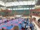 Competizione di karate nell'Open League Messina con pubblico e atleti in gara