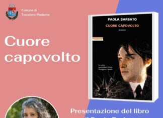 La locandina dell'incontro con Paola Barbato per la presentazione di Cuore capovolto