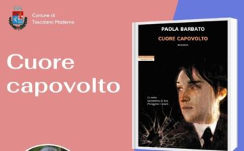 La locandina dell'incontro con Paola Barbato per la presentazione di Cuore capovolto