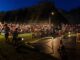 Veduta aerea della Rocca di Lonato del Garda, sede di molti eventi estivi