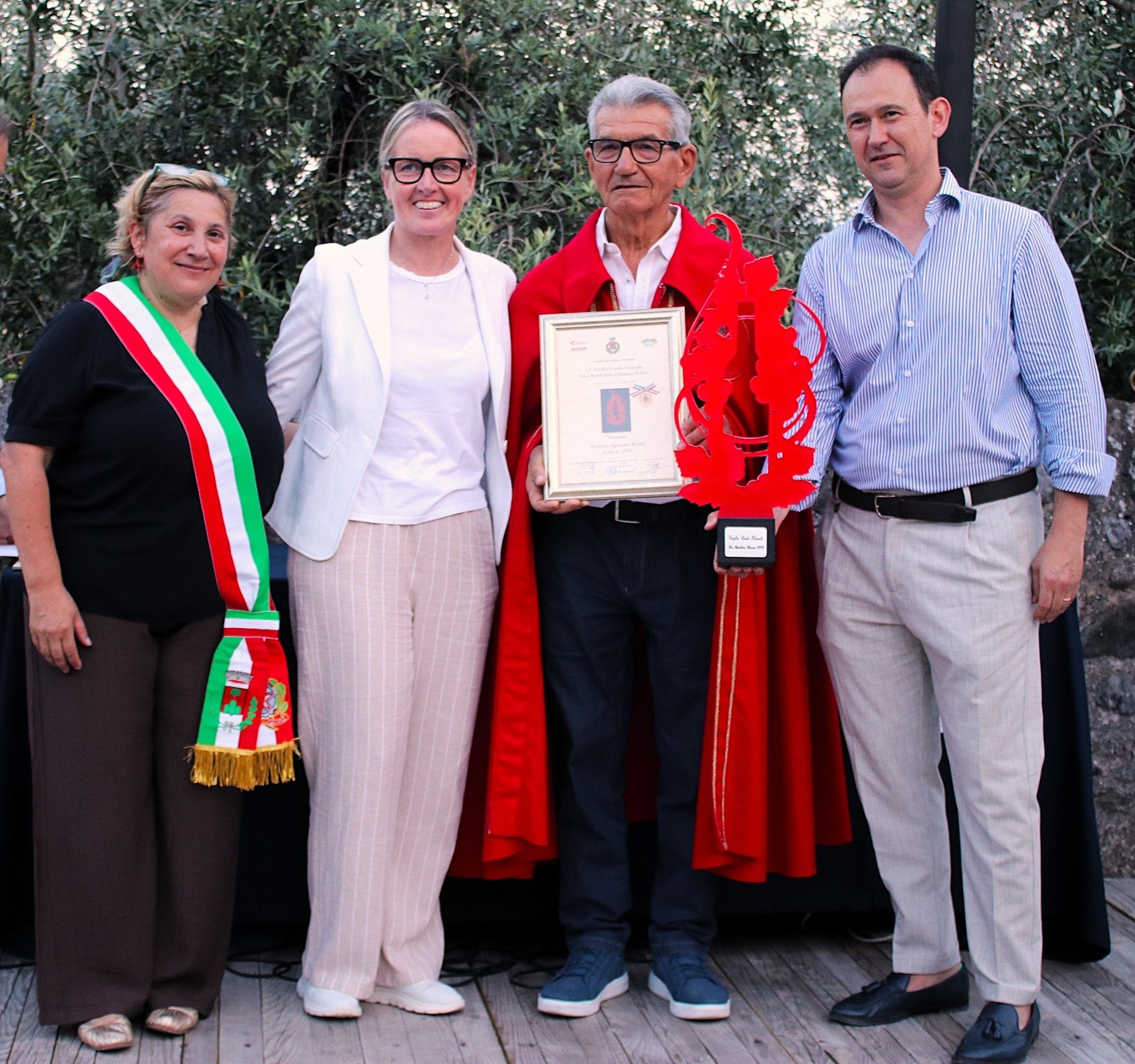 Concorsi enologici Cavaion 2026, premiate Raval e La Rocca 1 Azienda Agricola Raval vincitrice del Trofeo Corte Torcolo