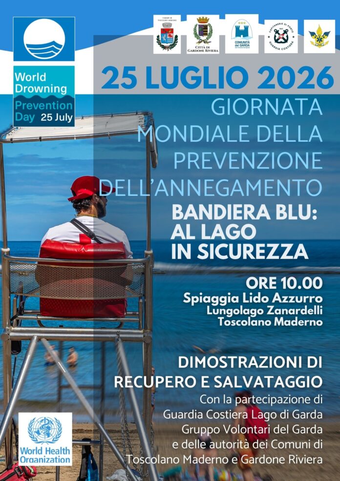 La locandina di Bandiera Blu: al lago in sicurezza