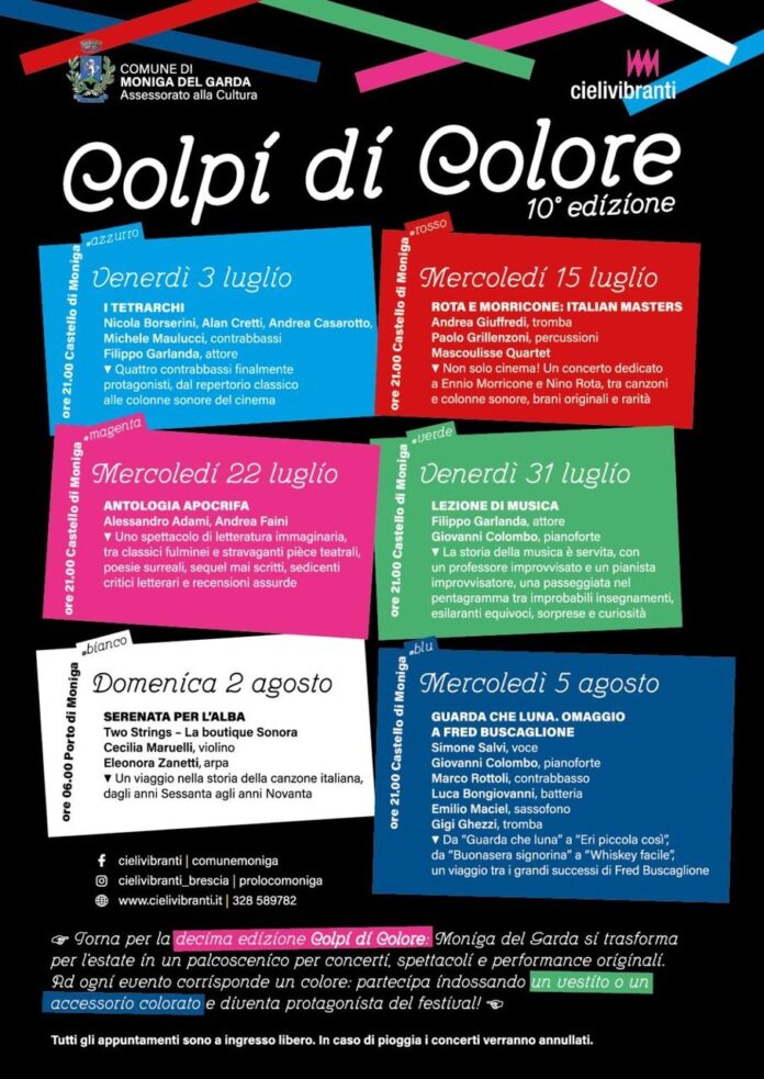 Colpi di Colore 2026 a Moniga del Garda
