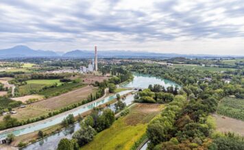 Diga di Salionze e sistema di regolazione del deflusso
