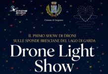 Locandina del Drone Light Show di Gargnano
