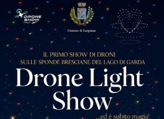Locandina del Drone Light Show di Gargnano