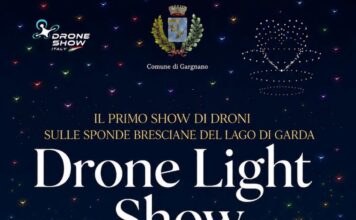 Locandina del Drone Light Show di Gargnano