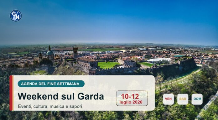 Copertina agenda eventi weekend sul Garda dal 10 al 12 luglio 2026