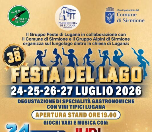 Locandina della Festa del Lago 2026 a Lugana di Sirmione