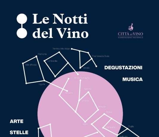 Locandina ufficiale de Le Notti del Vino 2026 alla Rocca di Lonato del Garda