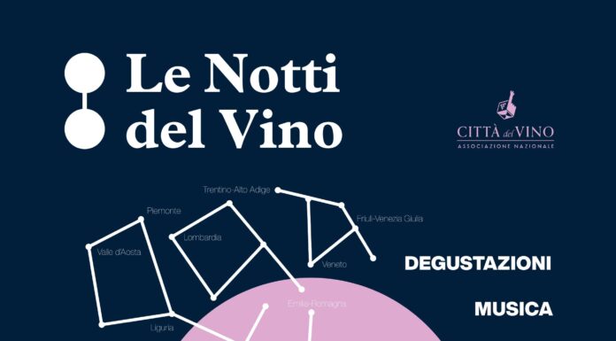 Locandina ufficiale de Le Notti del Vino 2026 alla Rocca di Lonato del Garda