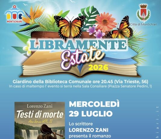 Immagine di Montichiari, Libramente Estate chiude con lo scrittore Lorenzo Zani