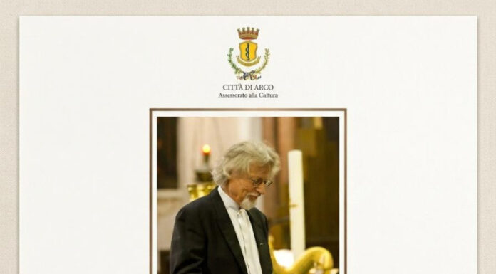 Peter Braschkat nella locandina del ricordo ad Arco