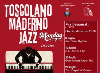 Toscolano Maderno Jazz Festival, quattro concerti tra il 24 e il 26 luglio Locandina del Toscolano Maderno Jazz Festival 2026