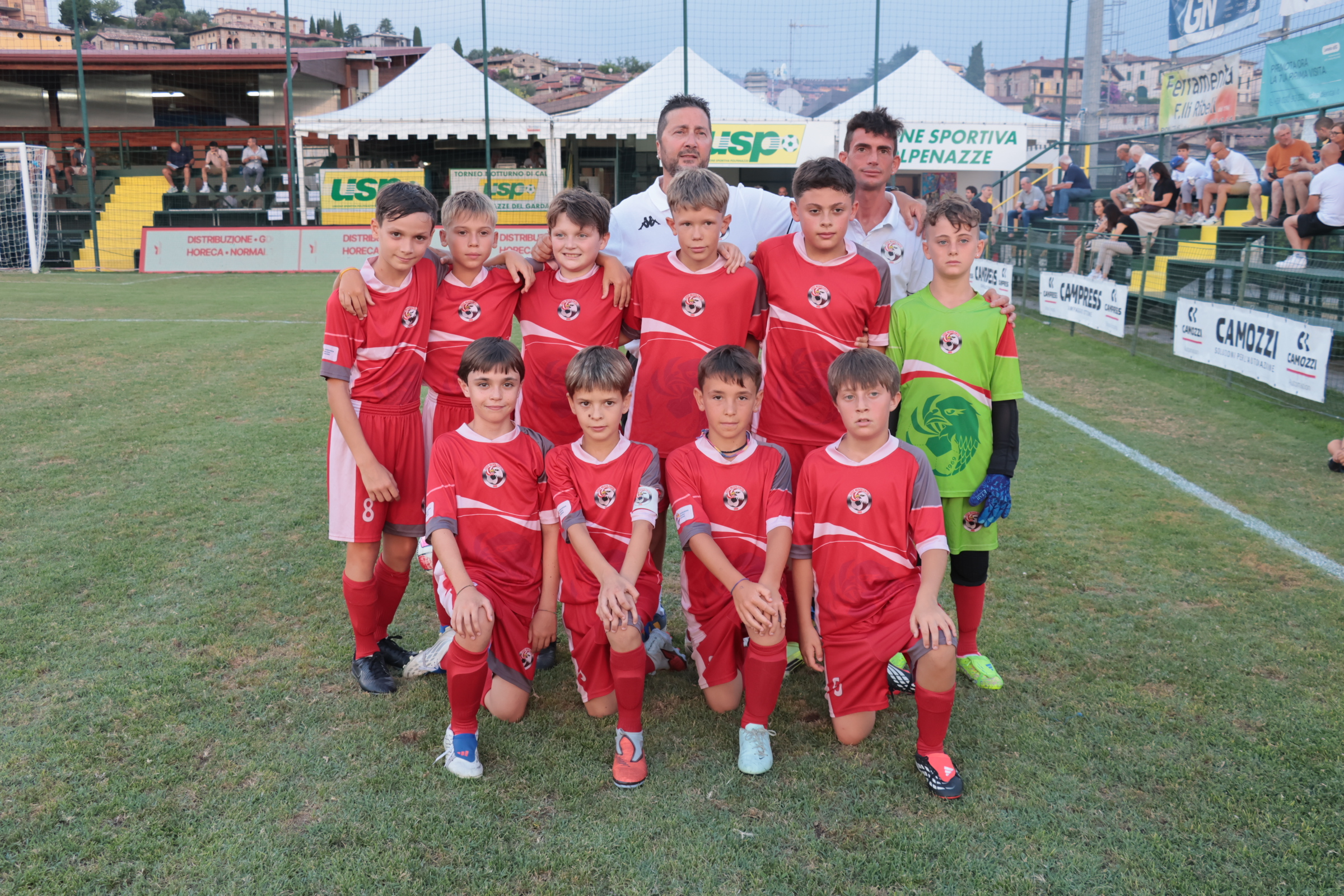 ASD USO Nuvolento, squadra Pulcini del 46° Torneo di Polpenazze 2026
