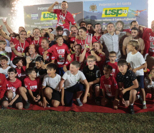 UTR festeggia la vittoria del 46° Torneo di Polpenazze 2026 durante le premiazioni
