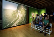 Sala della mostra Visitate il Garda al MAG di Riva del Garda