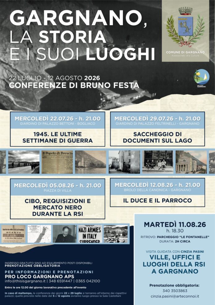 Immagine di A Gargnano quattro appuntamenti tra storia, musica e antiquariato
