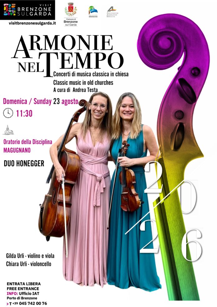 Immagine di Armonie nel Tempo, concerto del Duo Honegger a Magugnano