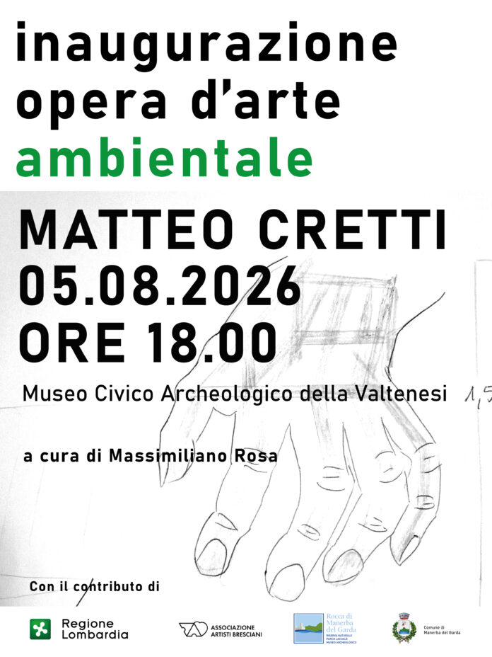 L'opera di arte ambientale lungo il percorso della Rocca di Manerba