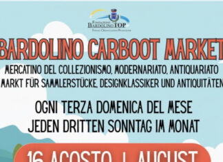 Bardolino Car Boot Market, il 16 agosto sul lungolago Roma Locandina del Bardolino Car Boot Market del 16 agosto
