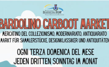 Locandina del Bardolino Car Boot Market del 16 agosto