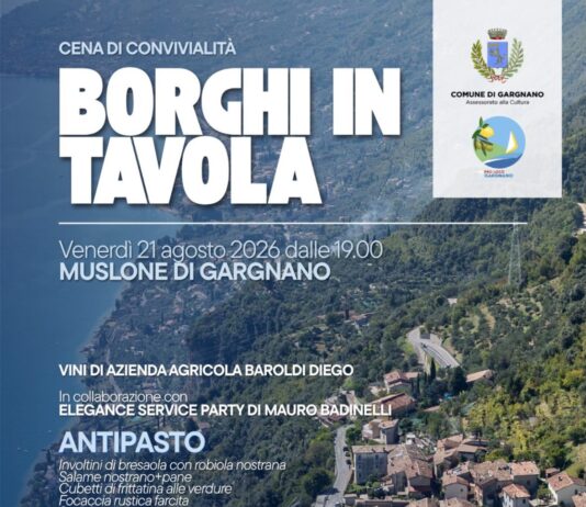 Locandina di Borghi in Tavola a Muslone di Gargnano