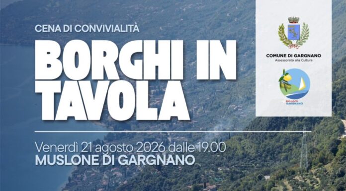 Locandina di Borghi in Tavola a Muslone di Gargnano