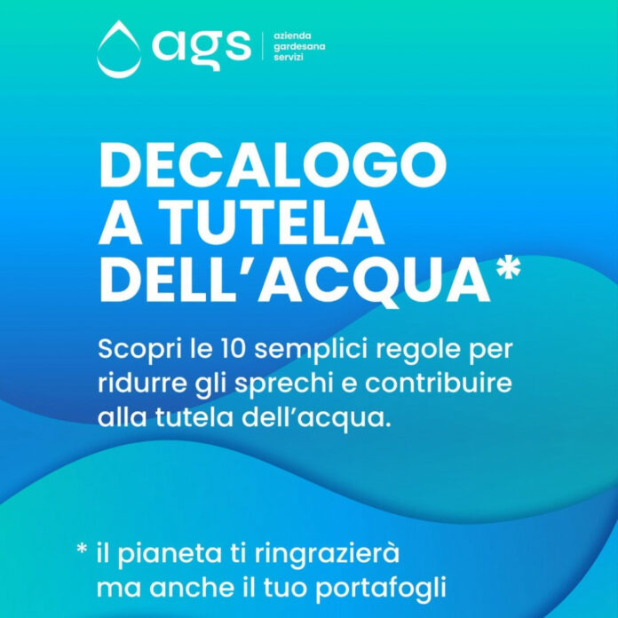 Decalogo per il risparmio idrico promosso a Bardolino