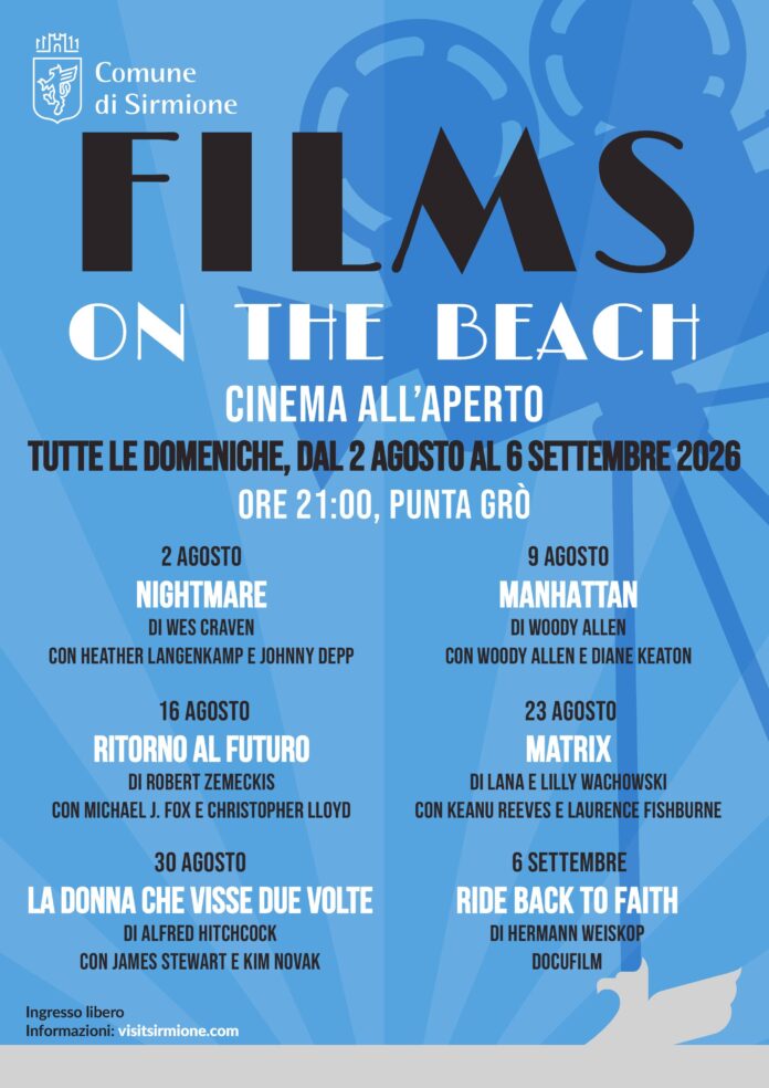 Locandina di Films on the Beach a Punta Grò