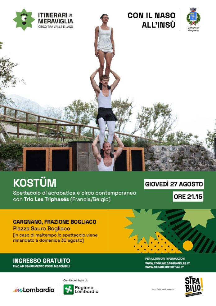 Immagine di A Bogliaco lo spettacolo di acrobatica e circo contemporaneo Kostüm