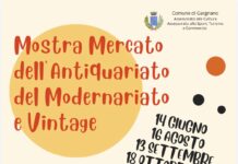 A Gargnano torna la mostra mercato di antiquariato, modernariato e vintage Locandina della mostra mercato dell'antiquariato, modernariato e vintage a Gargnano
