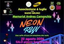 Manifesto della Neon Run a Salò