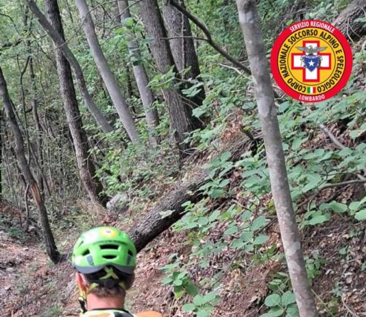 Immagine di Soccorso alpino a Salò, donna ferita sui monti sopra la Corna