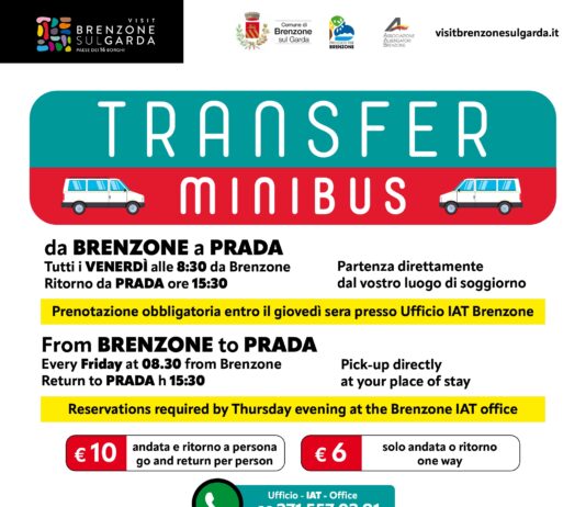 Immagine di Transfer minibus da Brenzone a Prada venerdì 28 agosto
