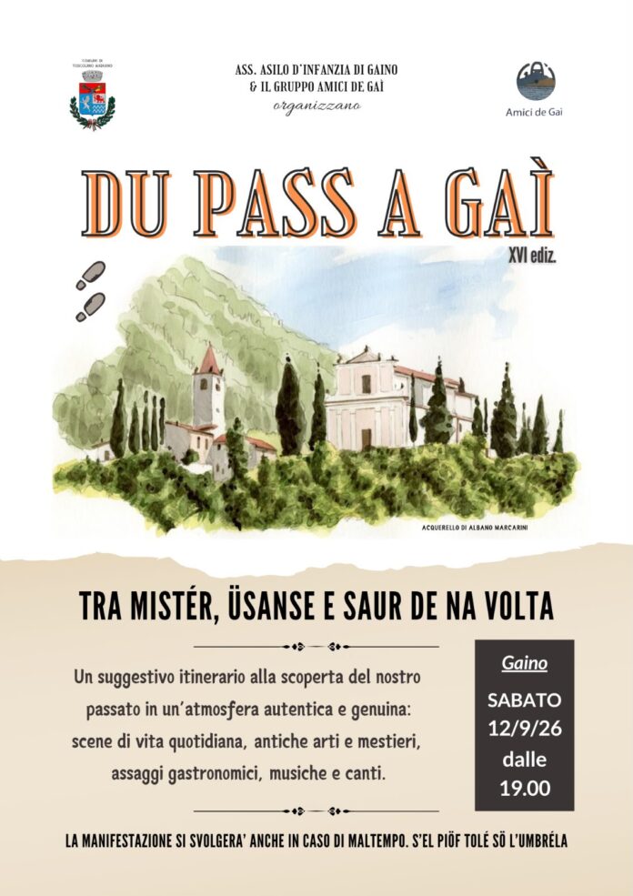 Immagine di A Gaino un viaggio tra misteri, usanze e sapori di una volta