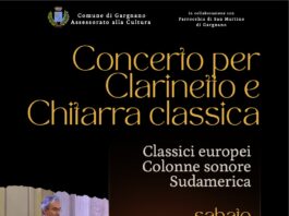 A Gargnano un concerto per clarinetto e chitarra classica Immagine di A Gargnano un concerto per clarinetto e chitarra classica