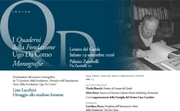 A Lonato del Garda l’omaggio allo studioso Lino Lucchini Immagine di A Lonato del Garda l'omaggio allo studioso Lino Lucchini