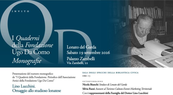 Immagine di A Lonato del Garda l'omaggio allo studioso Lino Lucchini