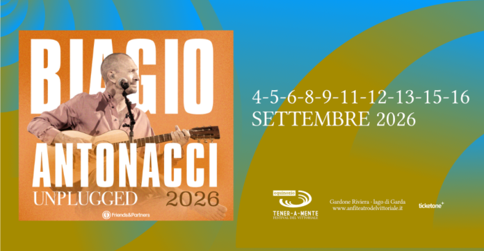 Immagine di Tener-a-mente Equinozio, Biagio Antonacci al Vittoriale con dieci concerti unplugged