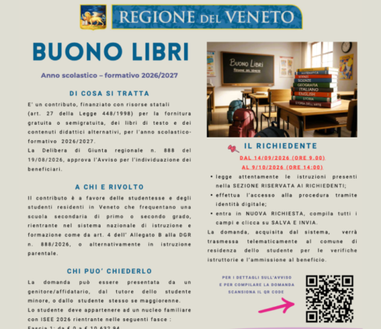 Buono libri 2026/2027: domande dal 14 settembre a Bardolino