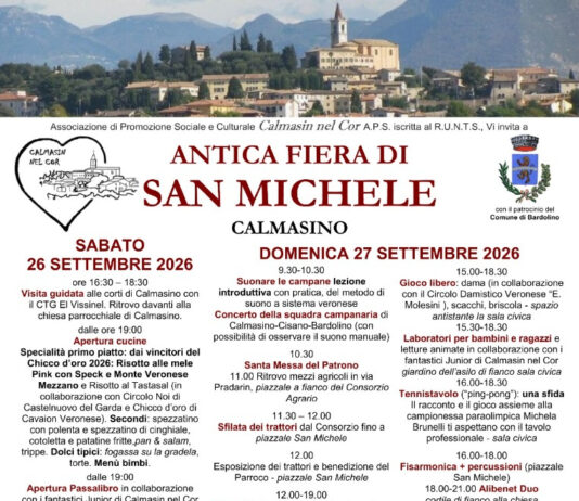 Immagine di Calmasino accende l'Antica Fiera di San Michele: sabato 26 e domenica 27 settembre tra storia e tradizione