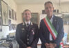 Il capitano Matteo Di Stefano con il sindaco di Bardolino Daniele Bertasi